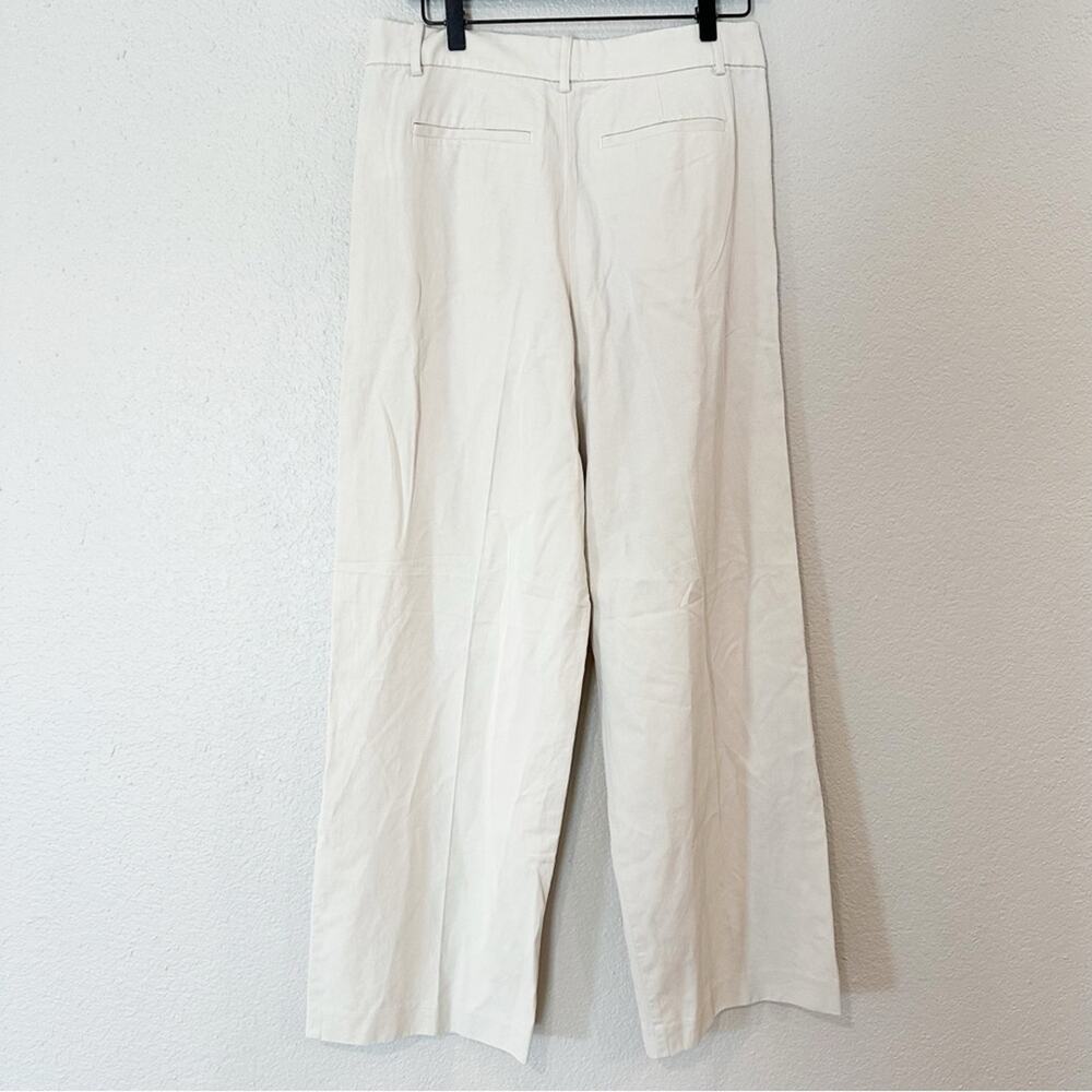 Madewell Pants Womens Slouchy Straight Drapey Twill Muted Stone Size‎ 4 - Picture 7 of 12
